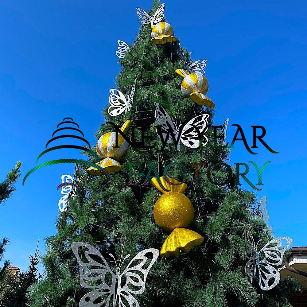 Новогодняя елочная игрушка Конфетка