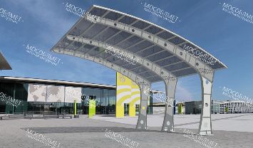 Консольный навес "ТИТАН"