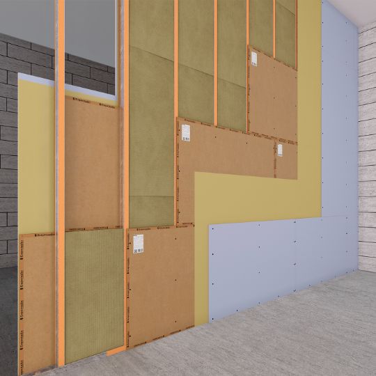 Система звукоизоляции перегородки «Барклайн Базовая Мембрана Кварц»