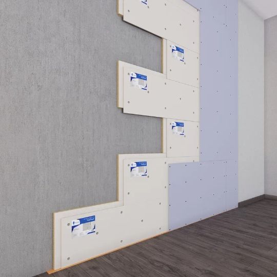 Бескаркасная система звукоизоляции стен под обои «Барклайн УниПлит 24»