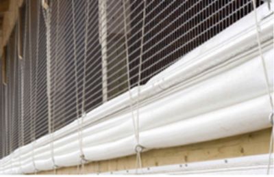 сетка от птиц, ветрозащита в коровнике