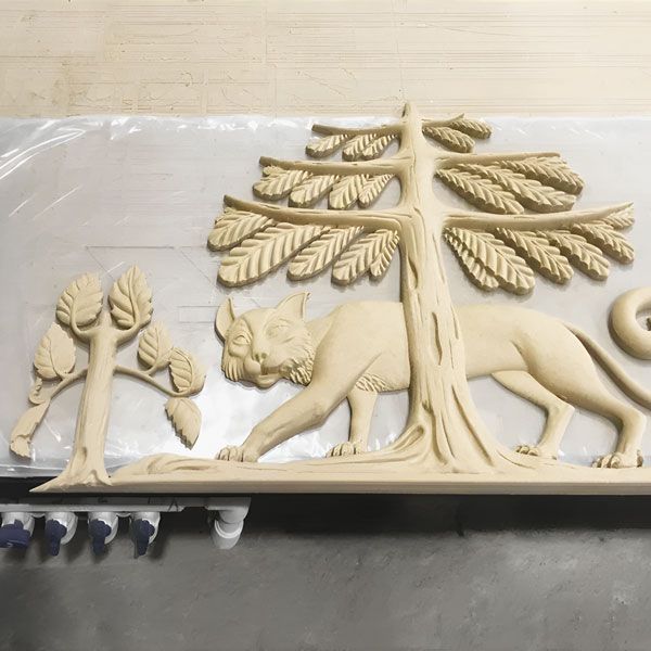 Фрезерная резка 3D панно