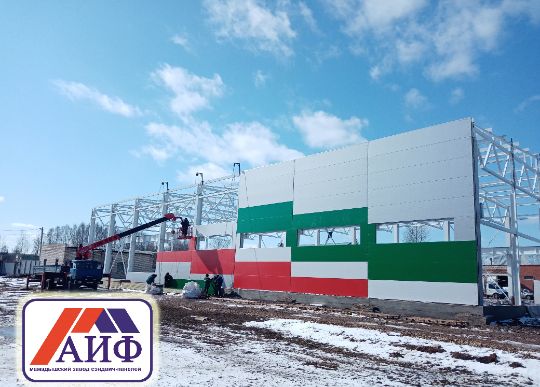 Строительство нового завода МЗМК. г. Мамадыш