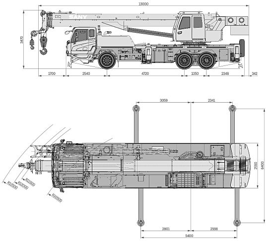 STC300T5-5 габаритные размеры