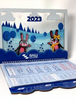 деревяные календари