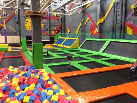 Indoor Trampoline arena