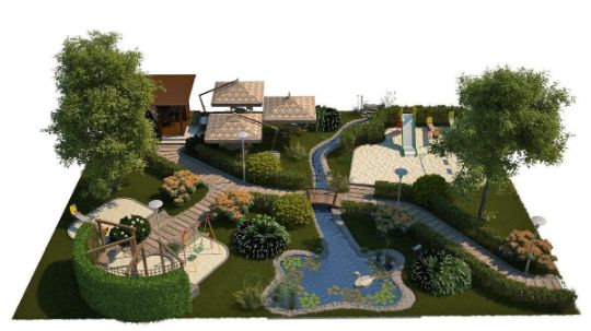 ландшафтный дизайн дачного участка заказать проект в москве