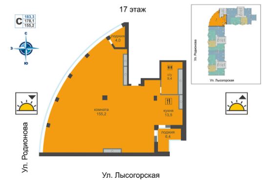 Пентхаус ЖК Монолит Нижний Новгород