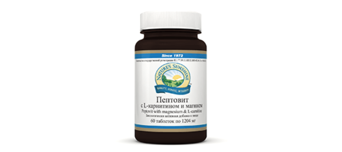 peptovit with l-carnitine мagnesium Nature's Sunshine Products (НСП)