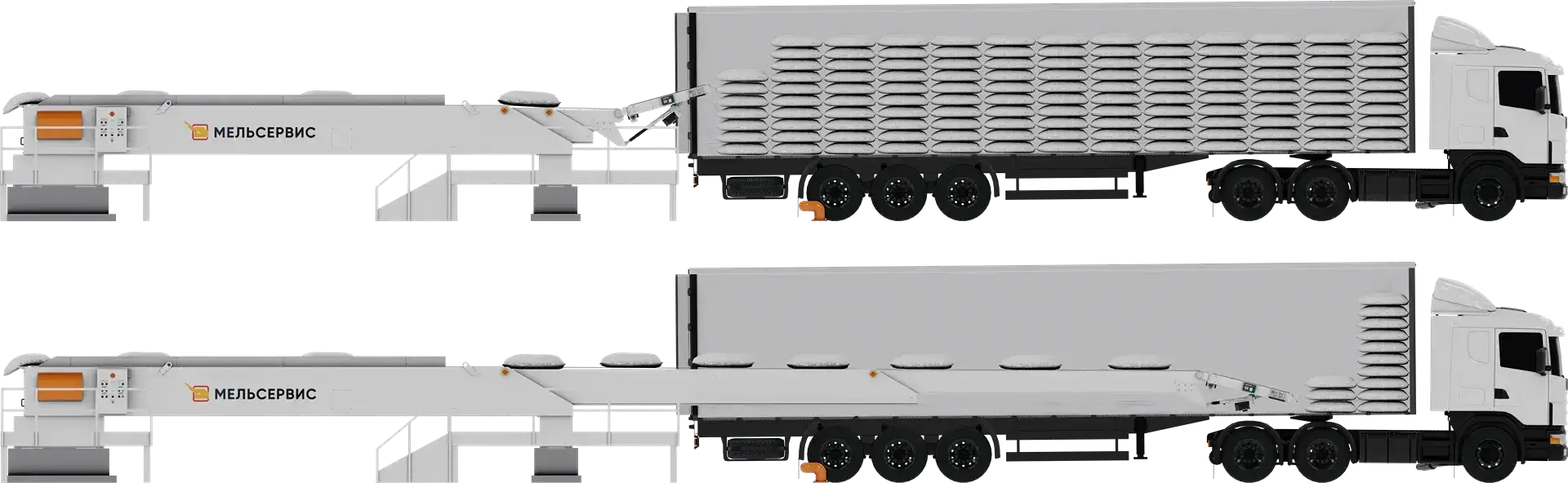 Мешкопогрузчик - механизм погрузки и разгрузки мешков в автомобили (фуры), контейнеры