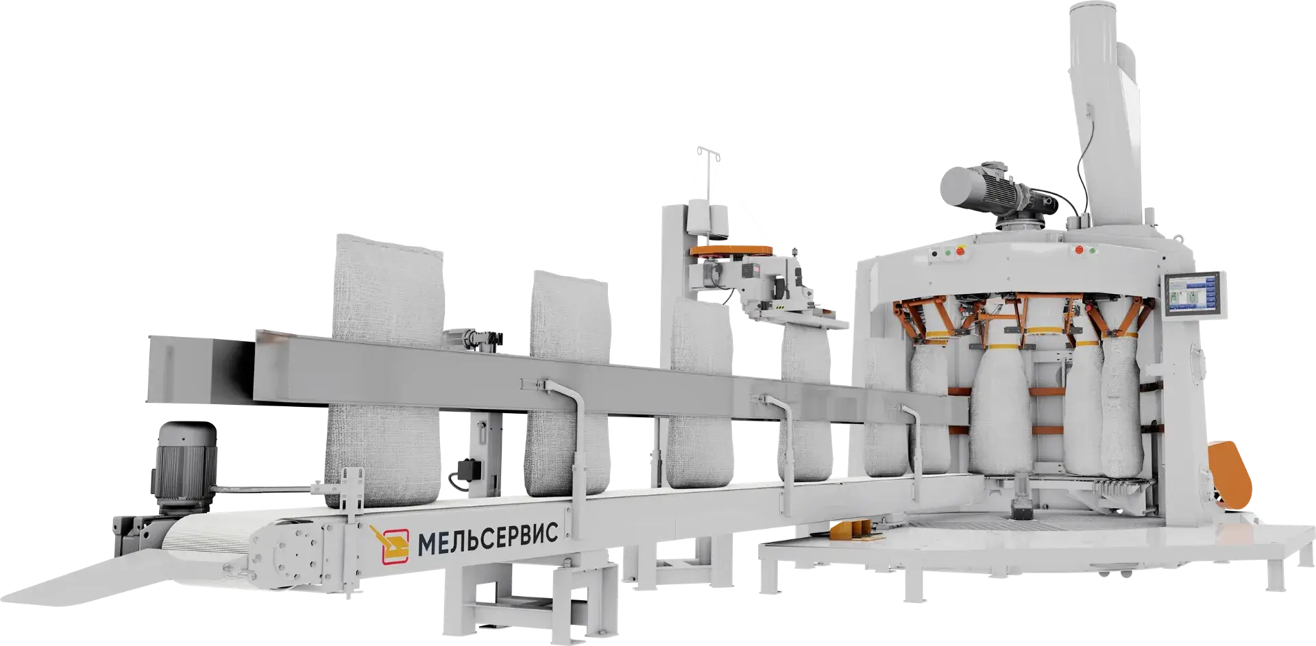 Оборудование фасовки в мешки 660 мешков/час