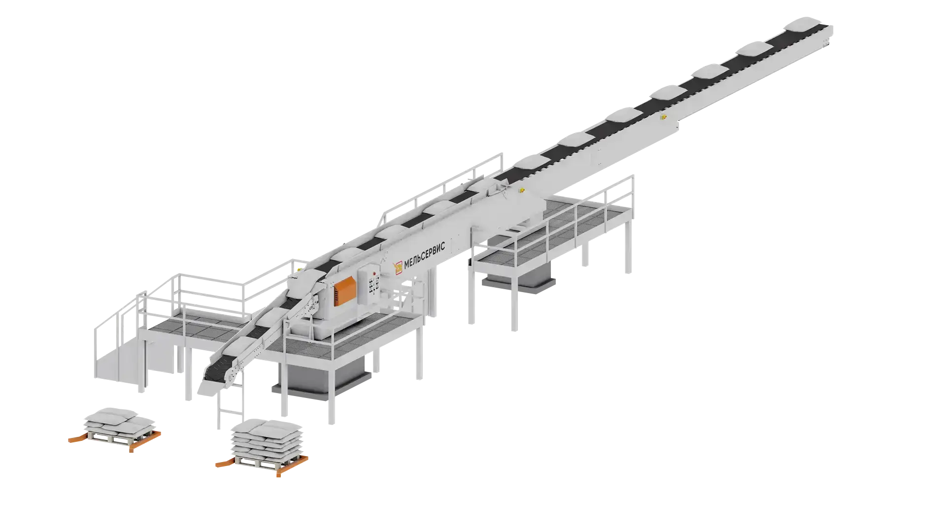 Мешкопогрузчик в автомобили, фуры, контейнеры