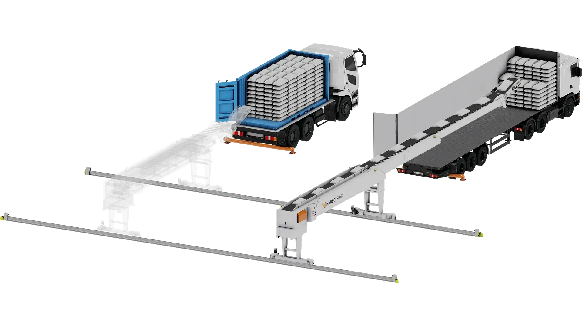 Мешкопогрузчик в контейнер и авто