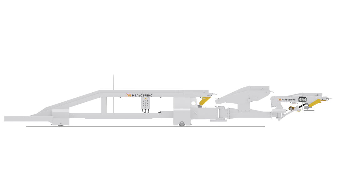 Comprehensive bag stacking system for railcars KMPV-16