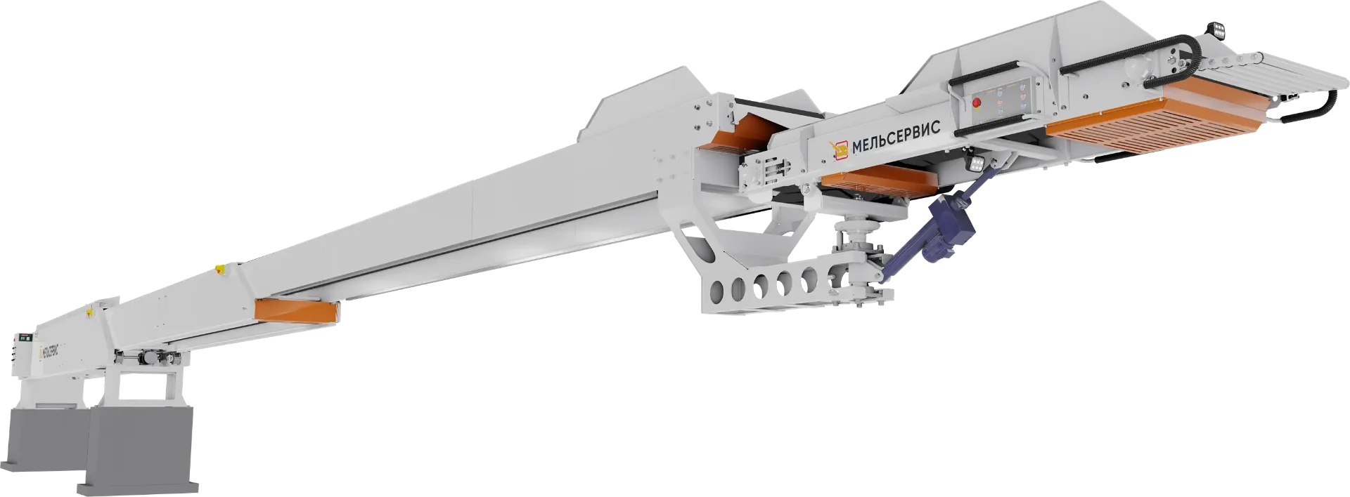 погрузчик конвейерный телескопический МС-ПКТ-А-12,4