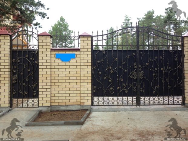 Кованые ворота