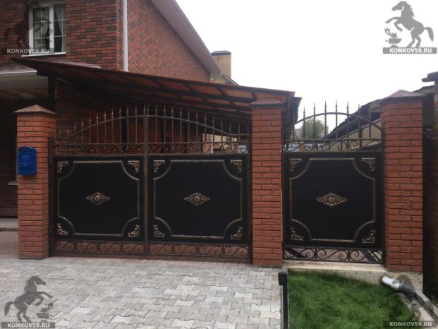 Кованые ворота