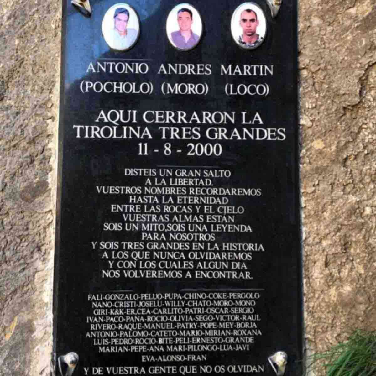 Список погибших в ущелье Эль Чорро