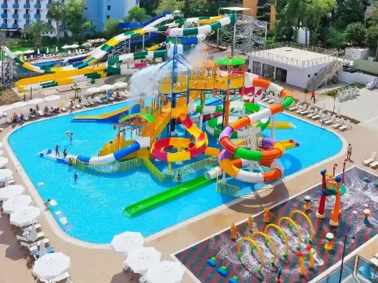 Аквапарк в отеле Лонг Бич в Алании