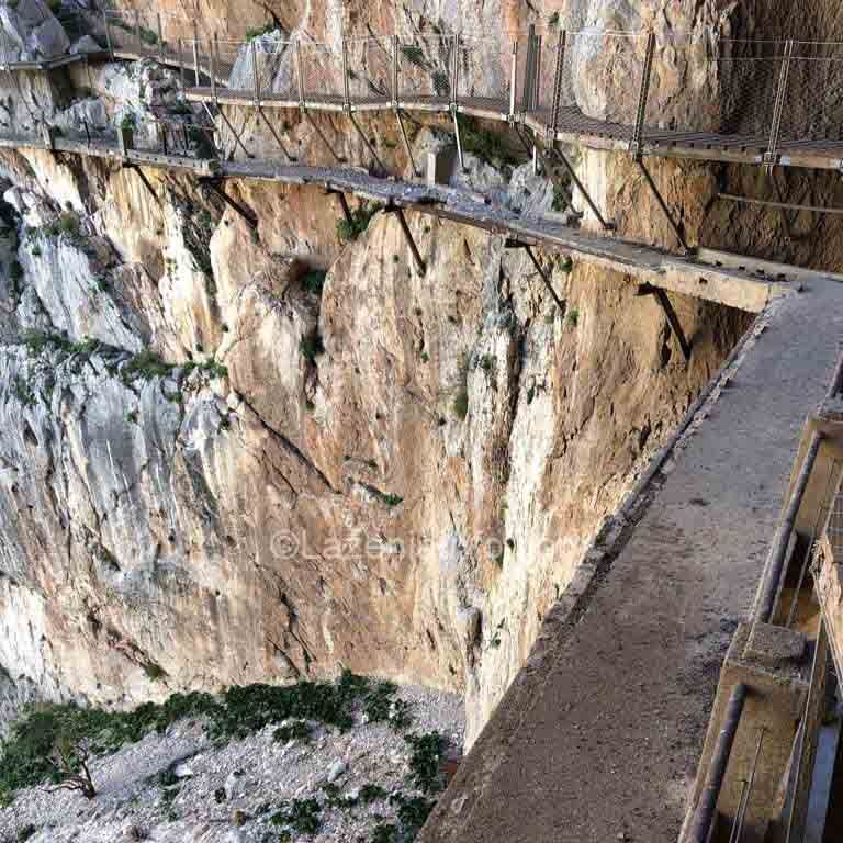 The old and extrime route in Caminito Del Rey