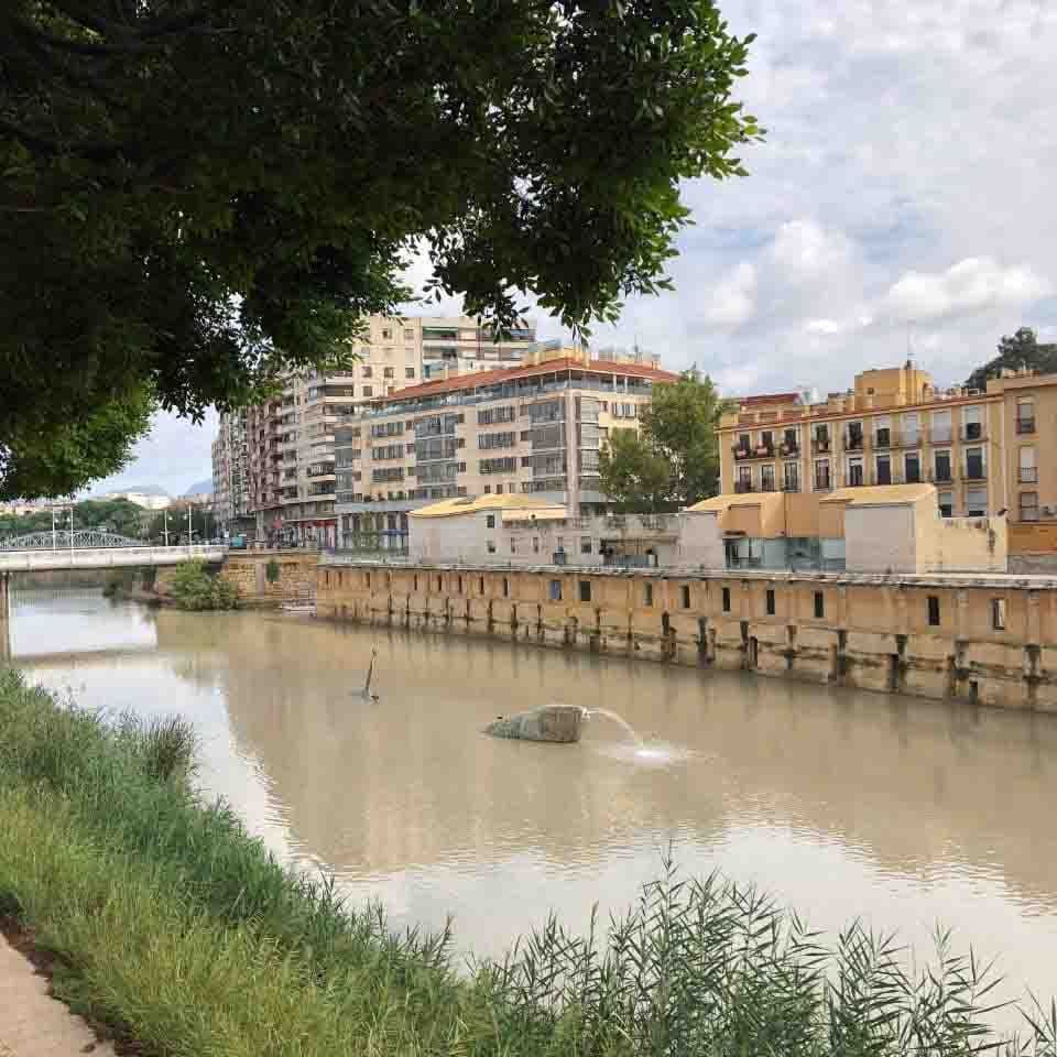 The monument of Segura Sardine in Murcia