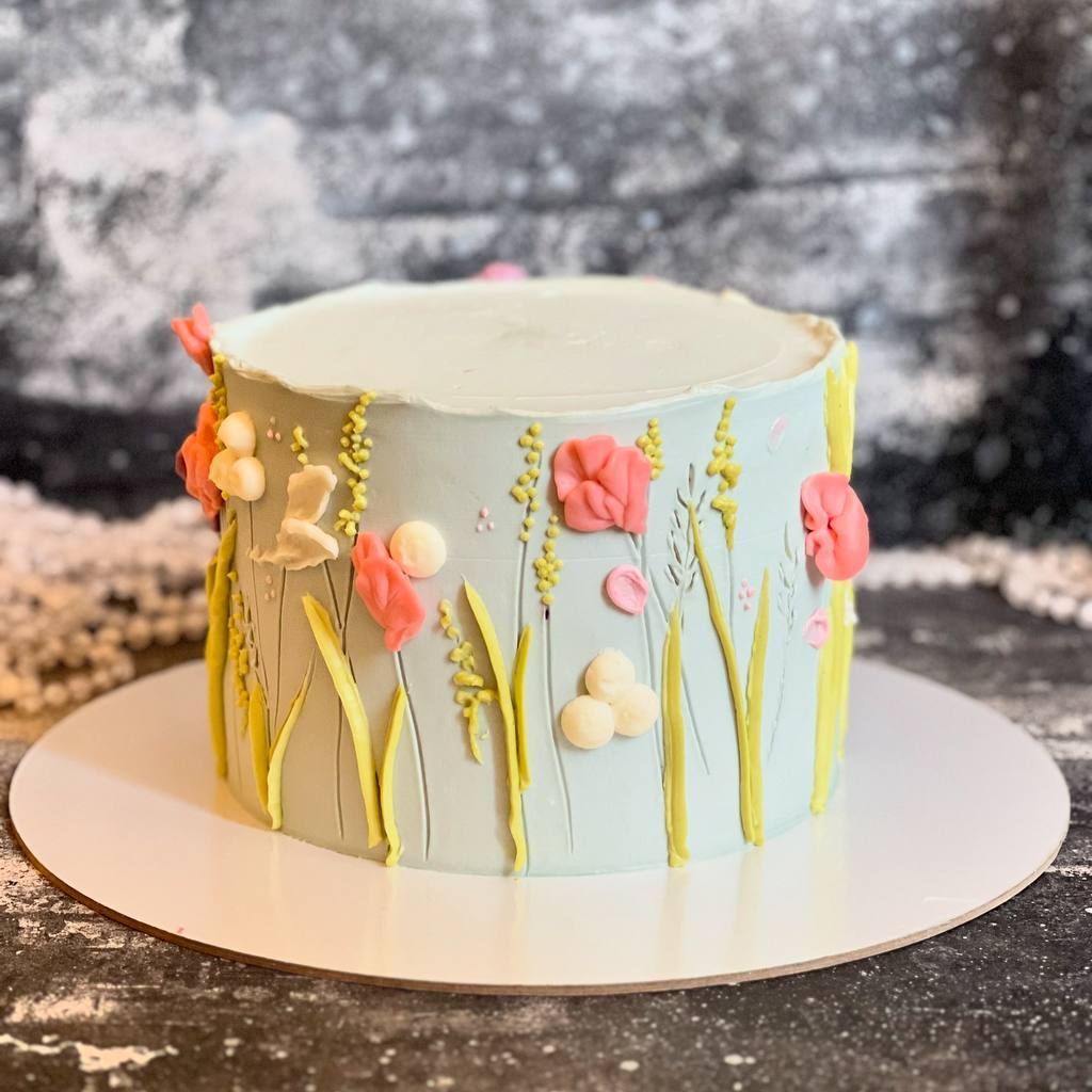 Женский торт на День рождения на 18 лет - Любимой дочке 2кг