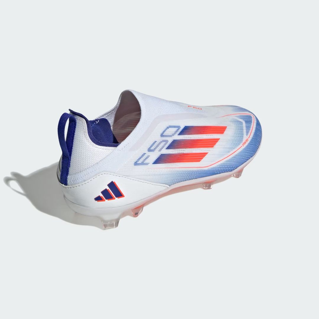 Детские бутсы Adidas F50 PRO LACELESS FIRM GROUND BOOTS KIDS White IF1357 UK 10k