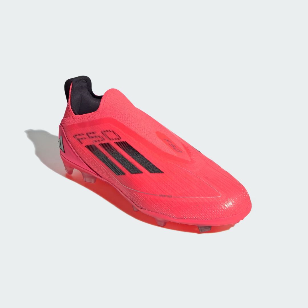 Детские бутсы Adidas F50 Pro Laceless Firm Ground Boots Kids Pink IF1356