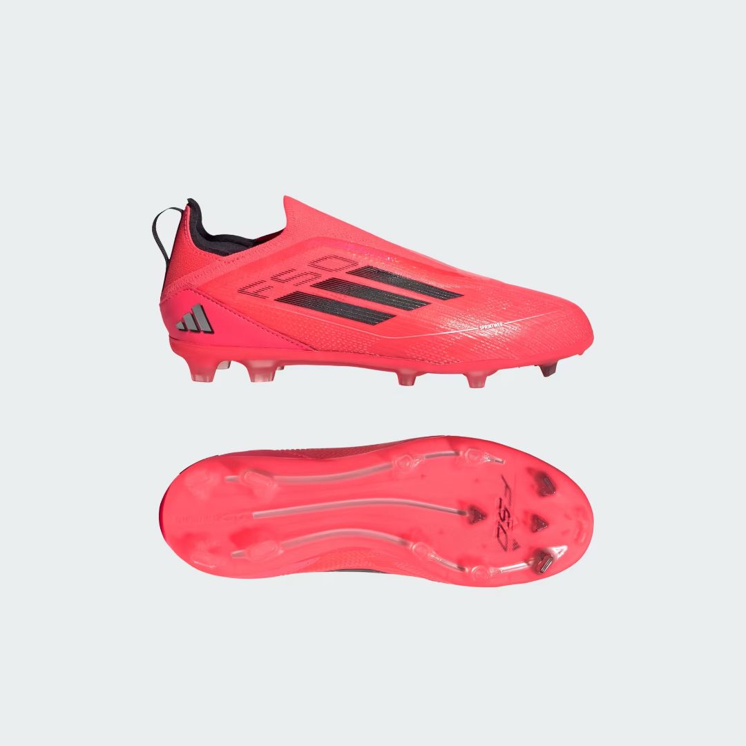 Детские бутсы Adidas F50 Pro Laceless Firm Ground Boots Kids Pink IF1356