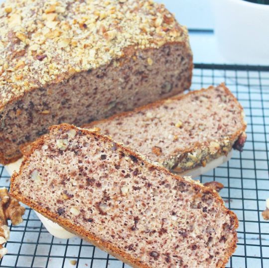 Кето хлеб с грецким орехом