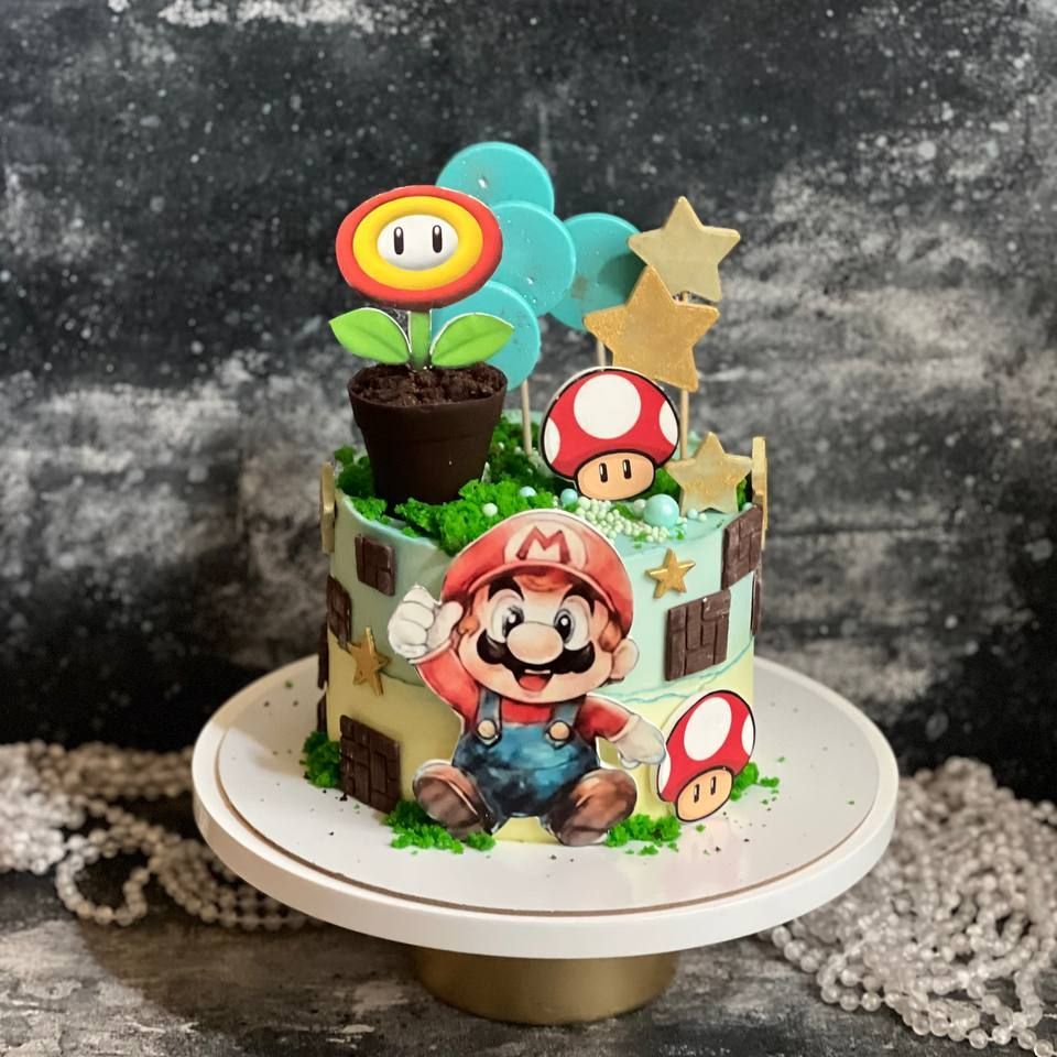 Детский торт на День рождения для Мальчика геймера  2кг