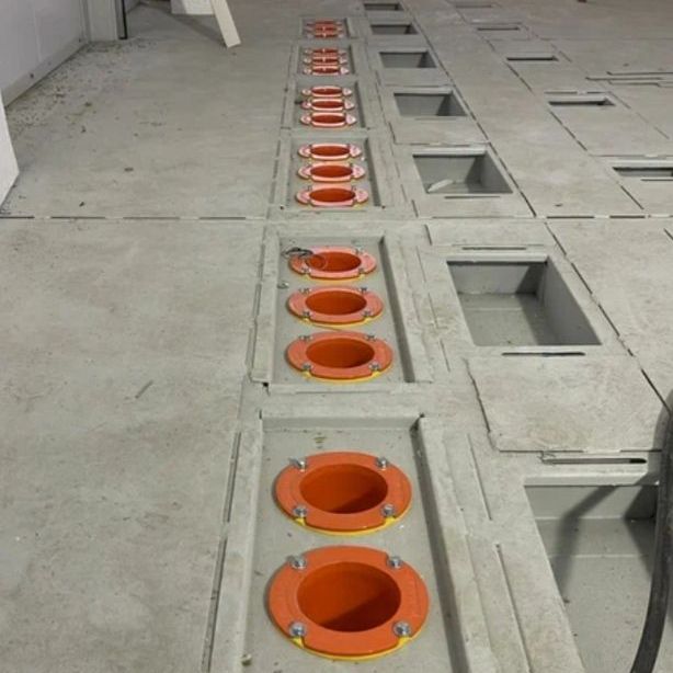 Кабельный проём для проходки UVK-28/64 o-system в НКУ, КСО, герметизация и огнезащита