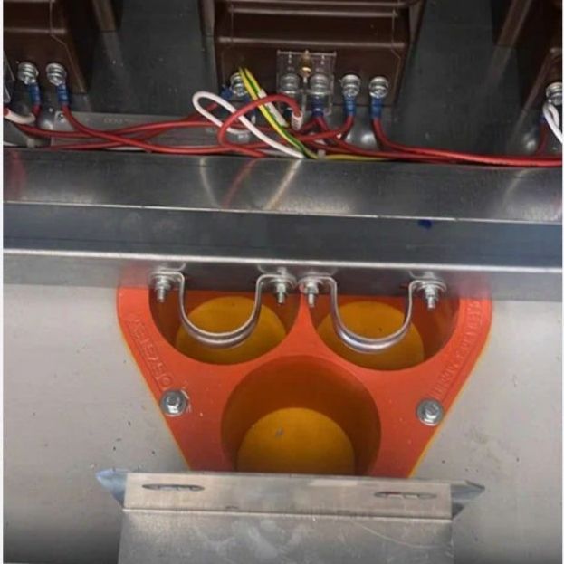 Кабельная проходка UVK3-28/64 O-System в НКУ, КСО крепление кабеля