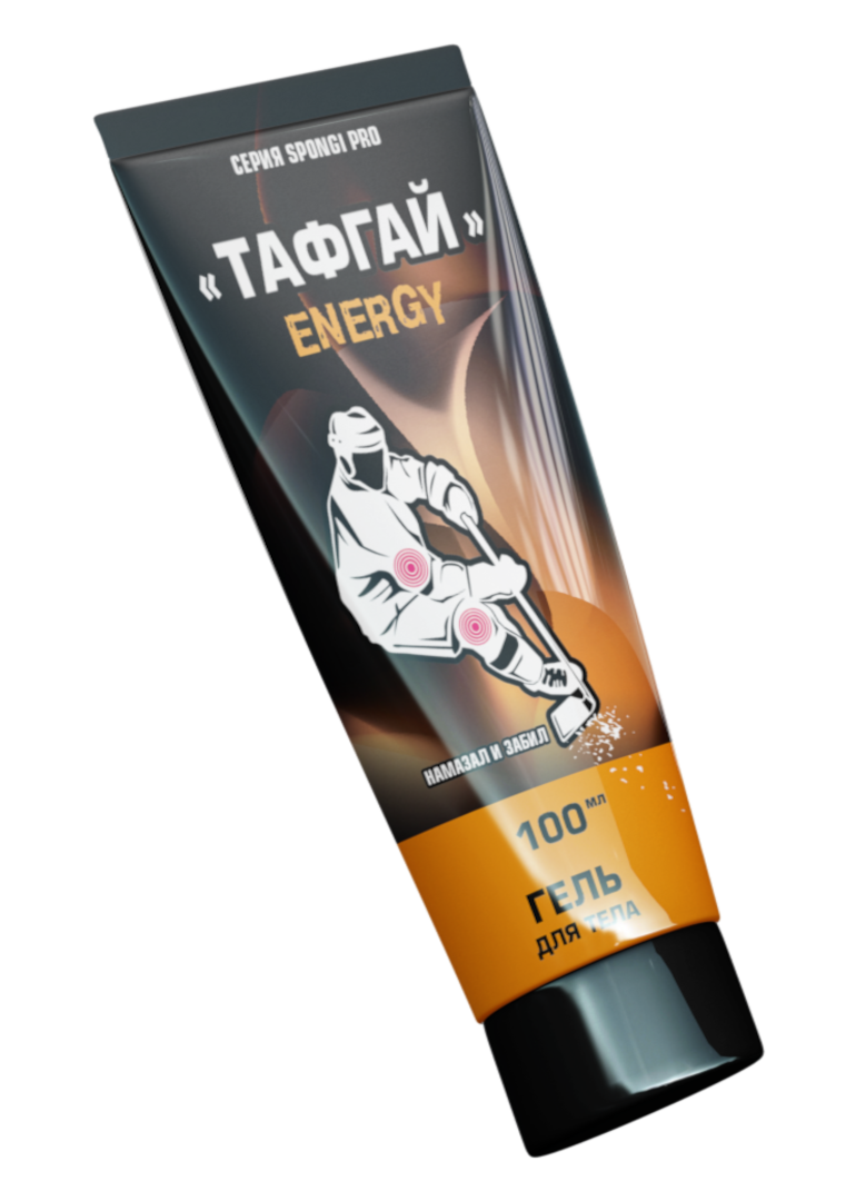 Гель для тела разогревающий "Тафгай" Energy серии Spongi Pro
