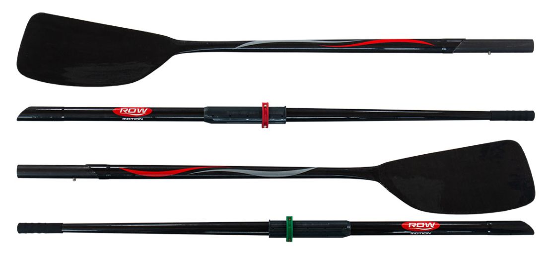 Плоский F (Flat) и глубокий (Deep) аутригеры гребной системы RowMotion®. Сделано в Австрии - заказать в России на ROWonAIR.ru