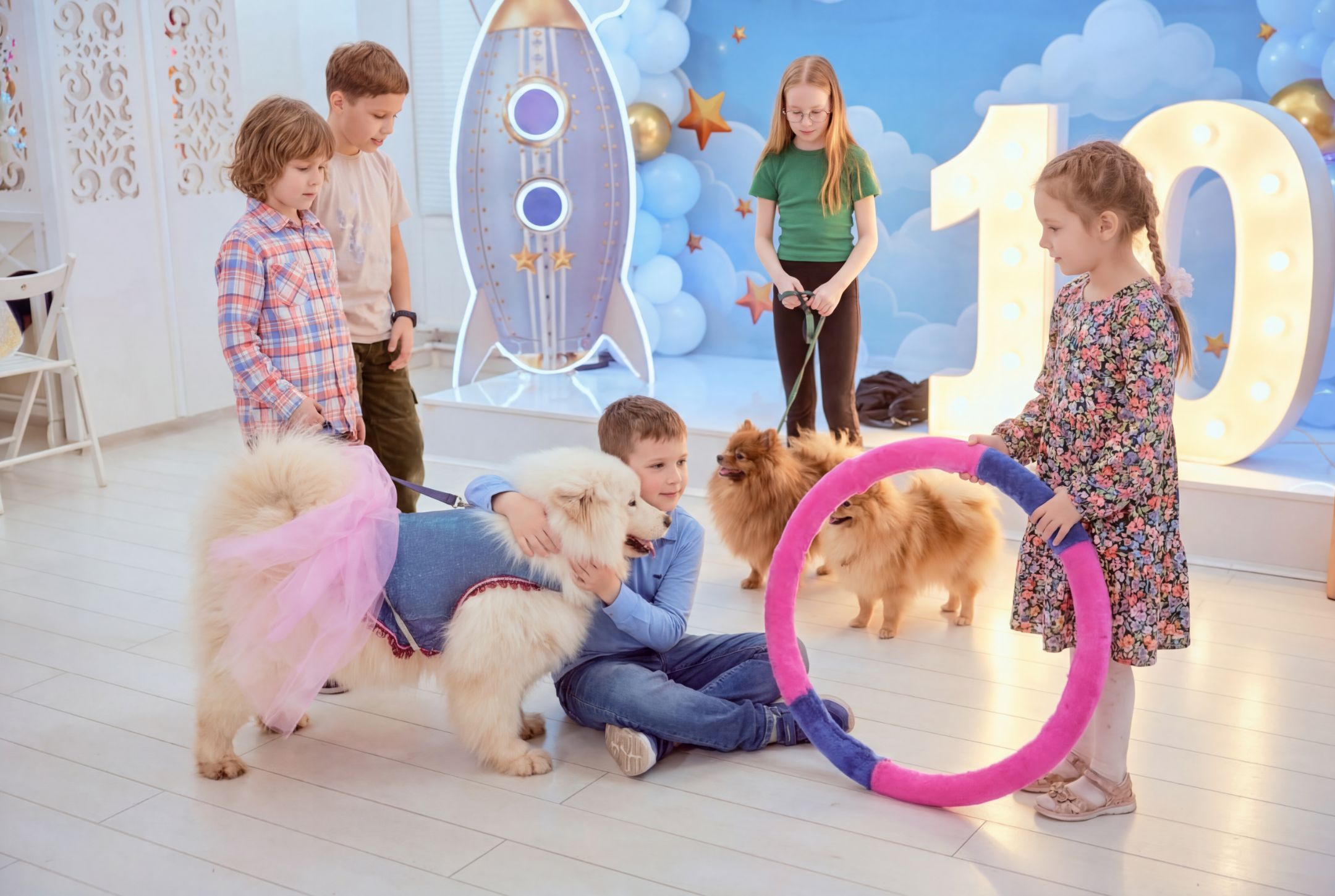 детские праздники в Ярославле, студия праздников для детей с городком