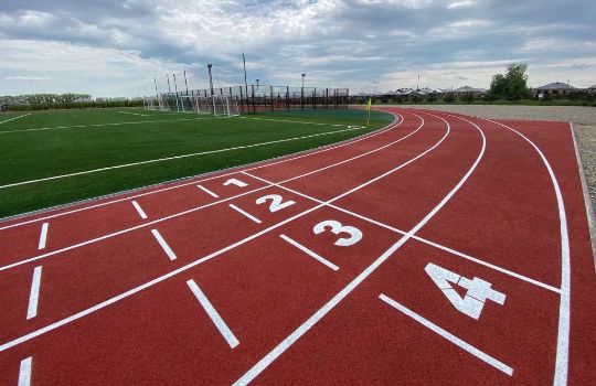 Беговая дорожка из резиновой крошки