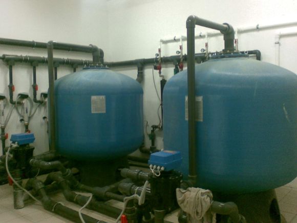 монтаж панельного бассейна procopi