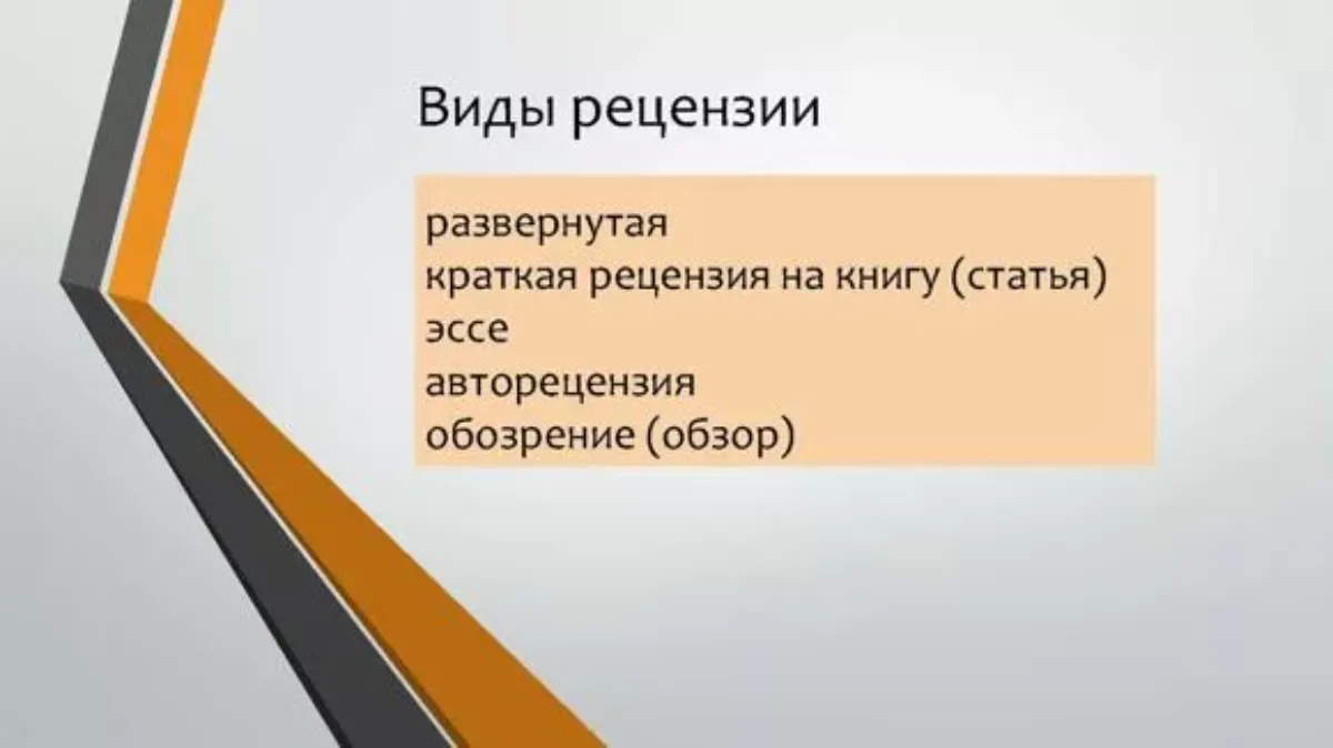 Заказать рецензию