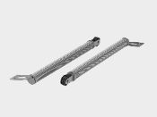 Оцинкованные пружины растяжения