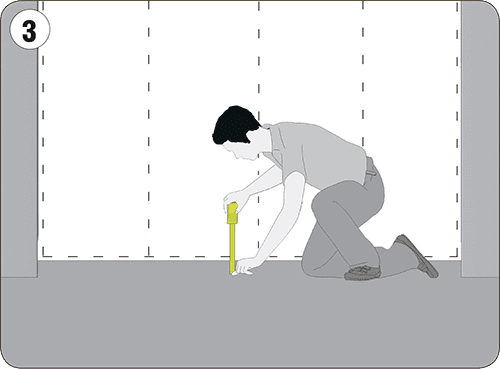 Замер высоты просвета