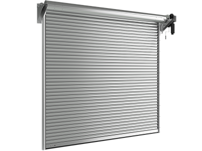 РУЛОННЫЕ ВОРОТА ИЗ СТАЛЬНЫХ ПРОФИЛЕЙ (ВЗЛОМОУСТОЙЧИВЫЕ) RH117, RHS117P С ВАЛЬНЫМ ЭЛЕКТРОПРИВОДОМ