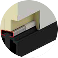 Морозостойкий нижний уплотнитель