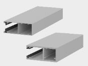 Комплект направляющих профилей с уплотнителем