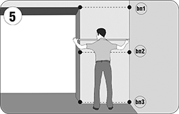 Замер правого пристенка
