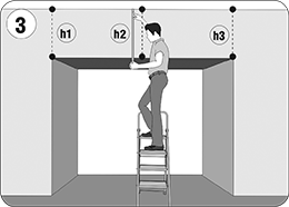 Замер притолоки проема