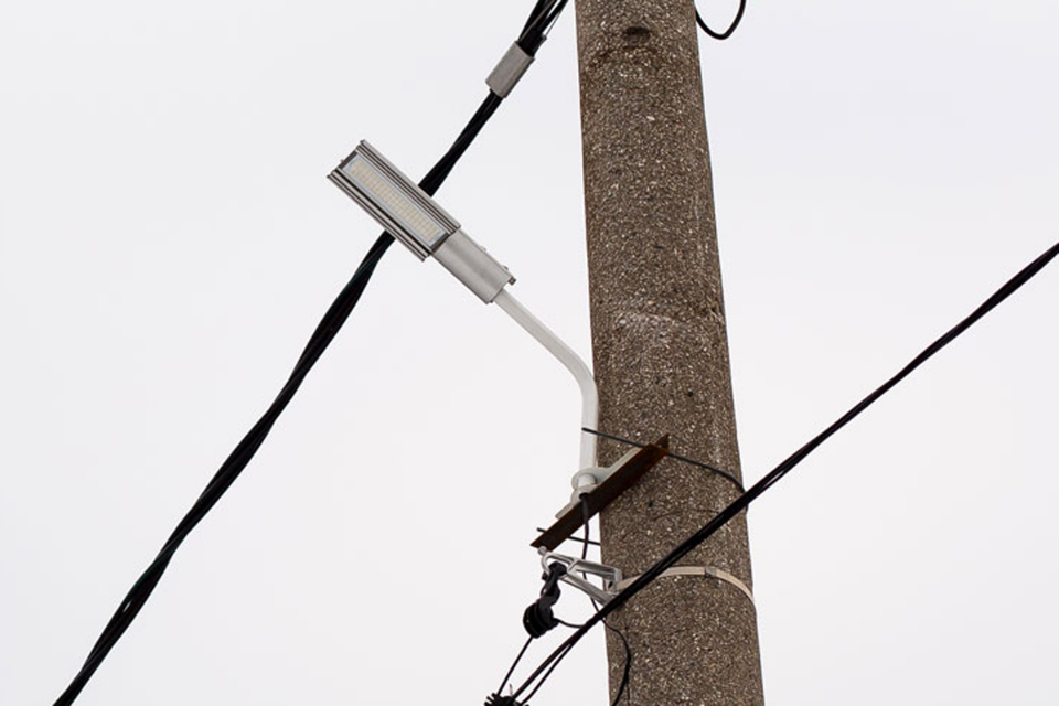 Освещения территории склада светильниками ДИВИЯ-С