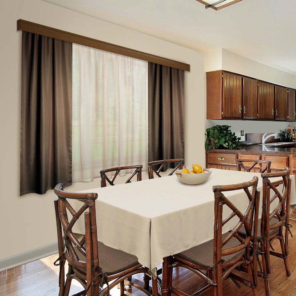 Кухонные портьеры: Лён