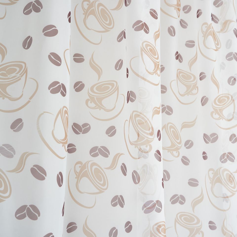 Вуаль-печать: кофейные зёрна