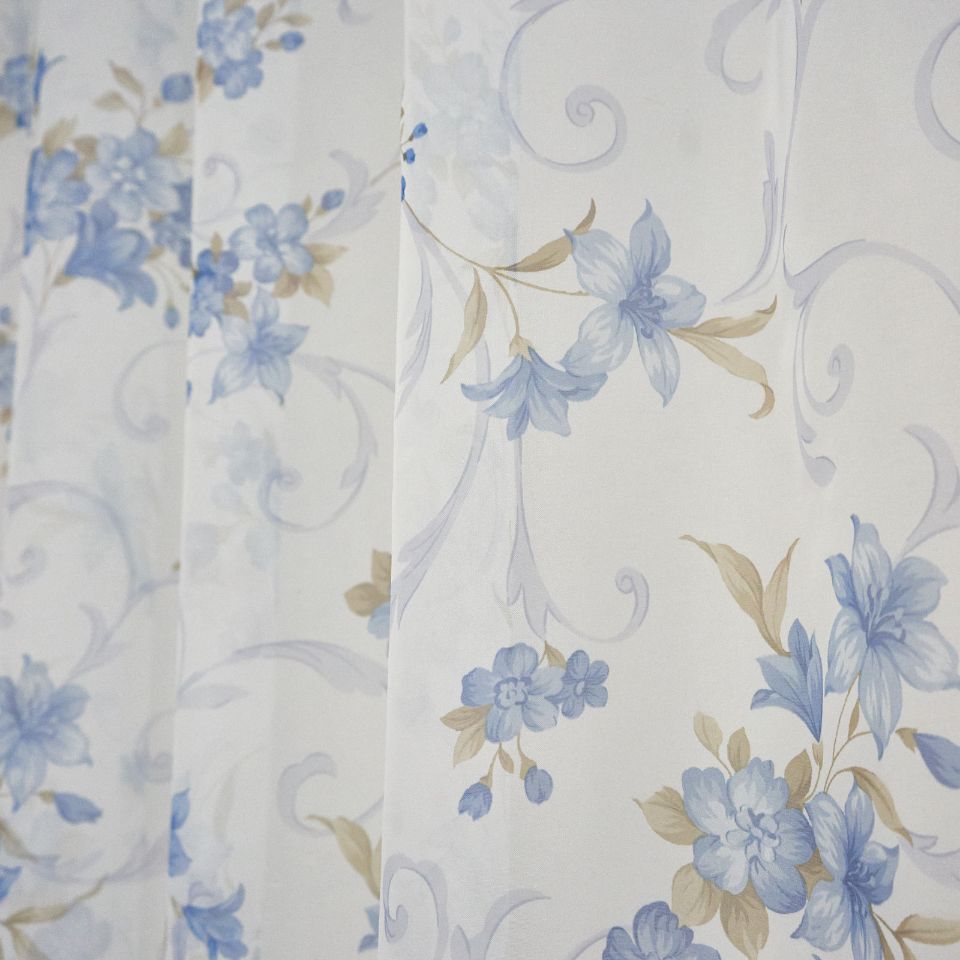 Вуаль-печать: лилии